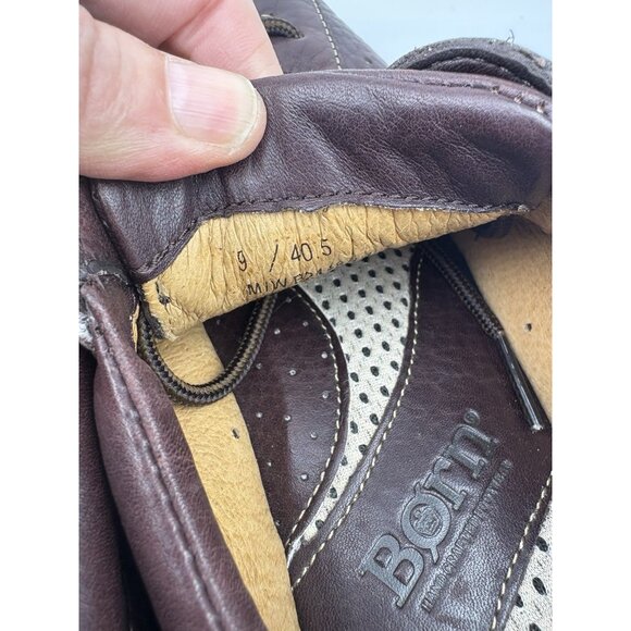*BORN Shoes Womens Size 9 Brown Leather Comfort Casual Lace Up Granola Normcore - Picture 14 of 14